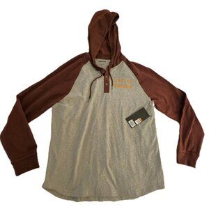 Harley-Davidson Men’s Graphic Staple Hooded Raglan Henley – XL (NWT)